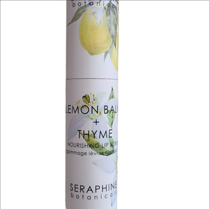 Seraphine Botanicals Lemon Balm Thyme Lip Scrub NWT